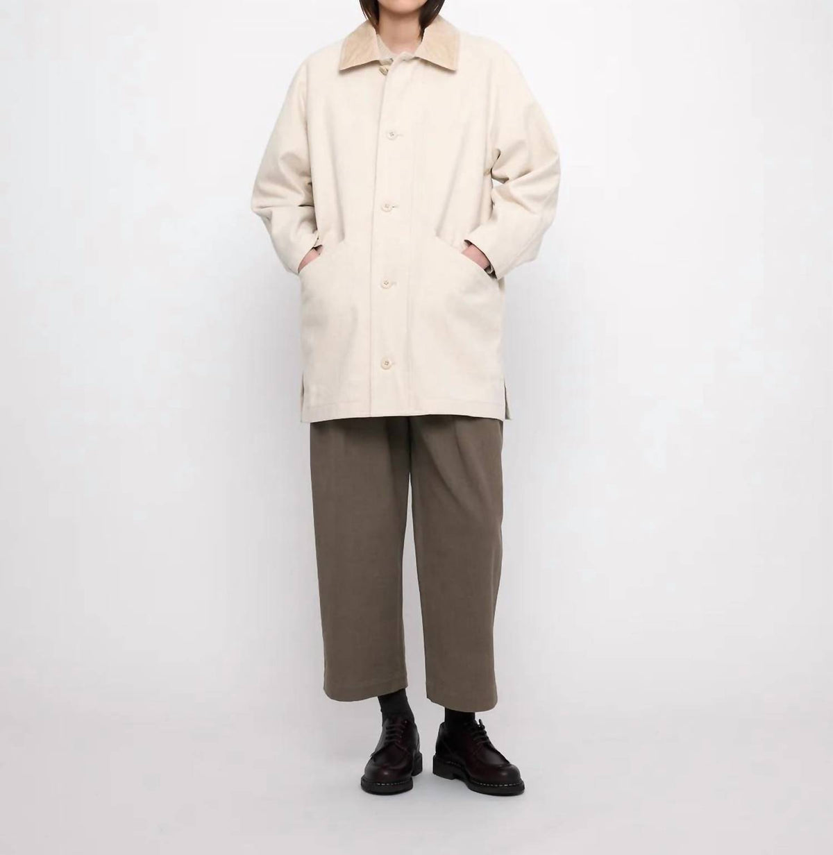 7115 By Szeki - Mid-length Duster Coat