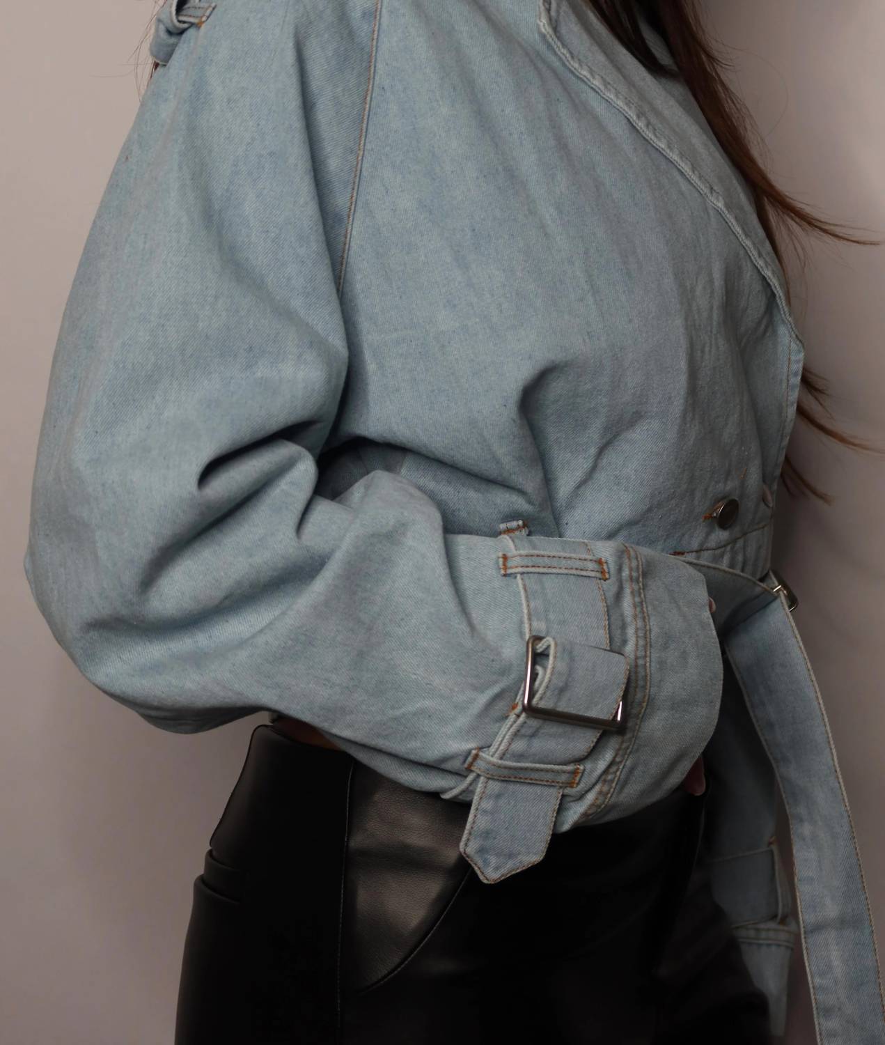 Edit By Nine - Soho Denim Cropped Jacket