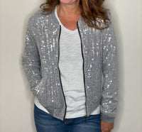 Way - Women's Sequin Bomber Jacket