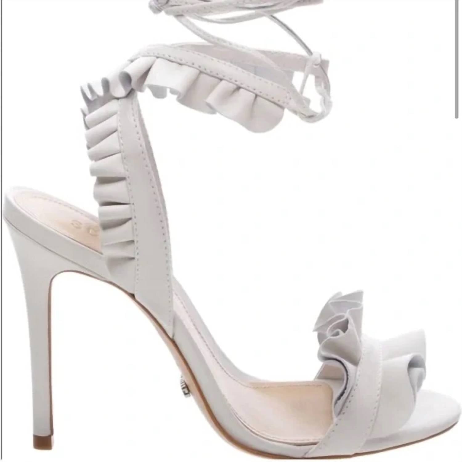 Schutz - Women's Heel Sandal With Ruffle