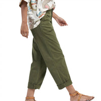 ASKK NY Women's Chino Pant in fatigue - women's pants - alternate view