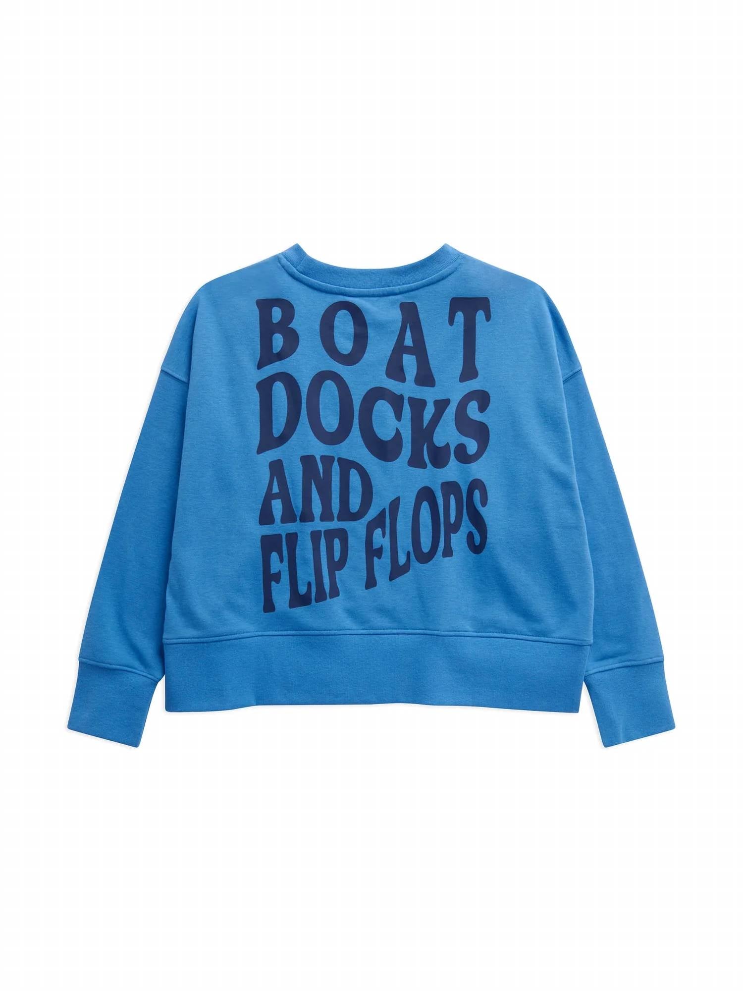 Shiraleah - Boat Docks And Flip Flops Relaxed Sweatshirt