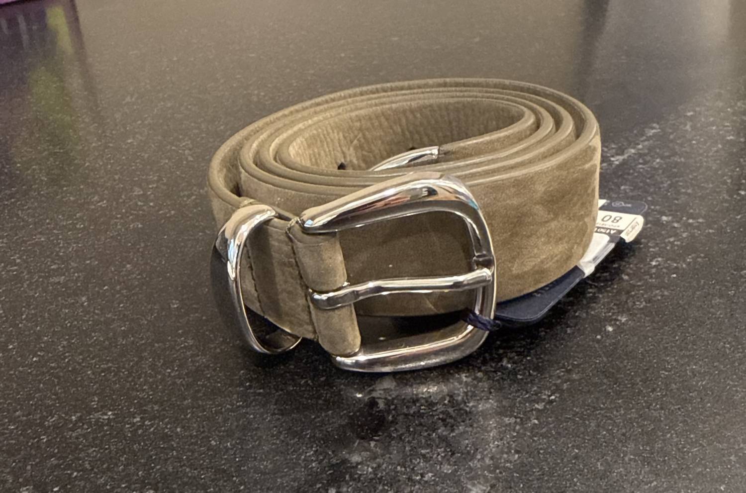 Anderson'S - Leather Belt With Buckle