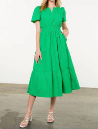 Thml - Poplin Tiered Maxi Dress
