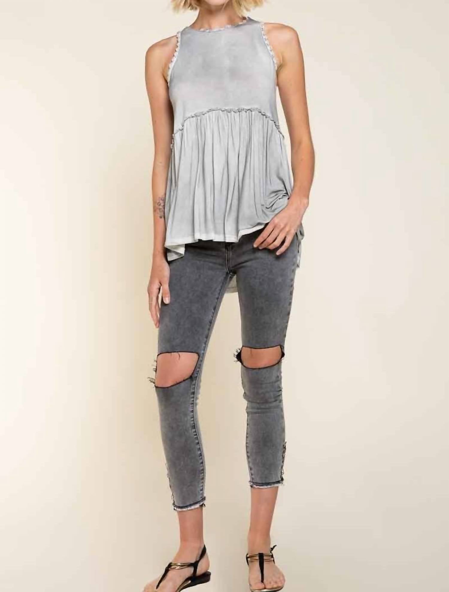 Pol - Sweet & Simple Babydoll Top