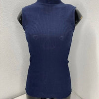 Theory - Women’s Funnel Neck Ribbed Sleeveless Tank Top