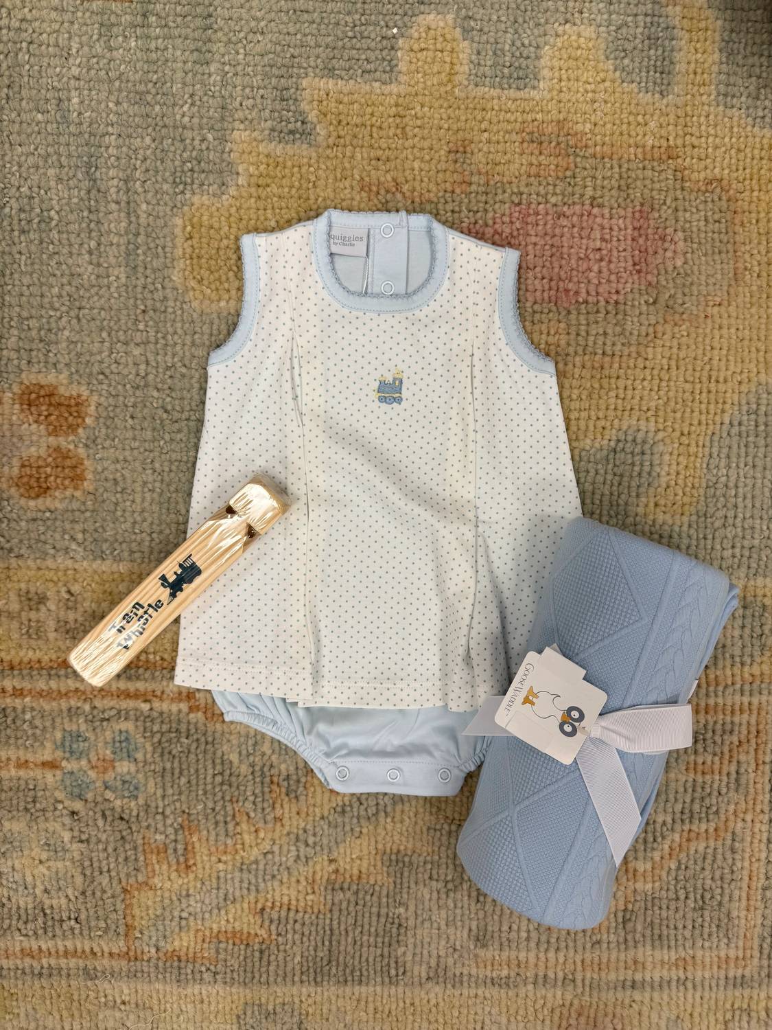 Squiggles - Boy's Bubble Romper