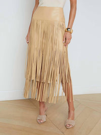 L'Agence - Karolina Fringe Skirt