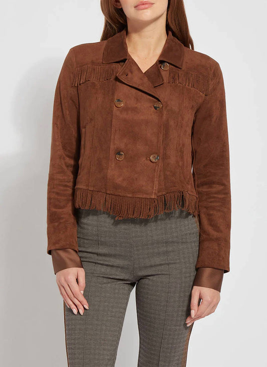 ZORA FRINGE SUEDE JACKET