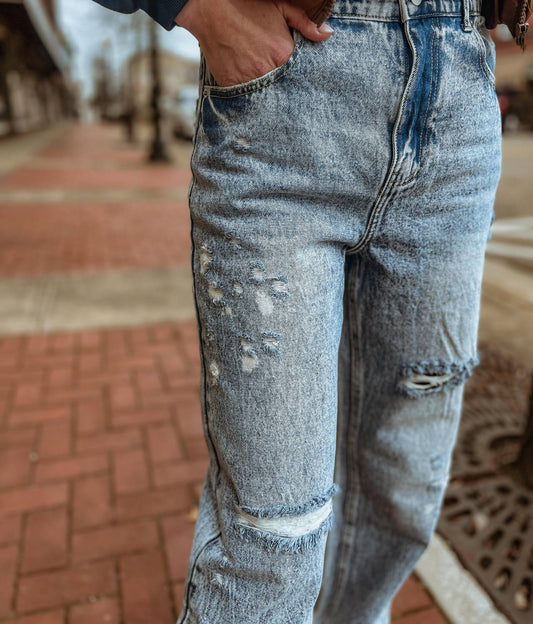 Easel - Kennedy Straight Denim Jeans