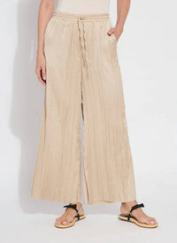 Lysse - Packable Pleated Palazzo 28" Inseam Pant