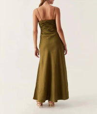 Aje. - Clarice Draped Maxi Dress