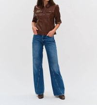 Six/Fifty - Jennifer Faux Leather Jacket