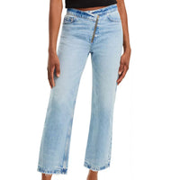 Frame - Le Jane Crop Angled Zip Jeans