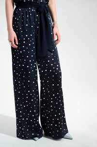 Joseph Ribkoff - Wide Leg Abstract Trousers