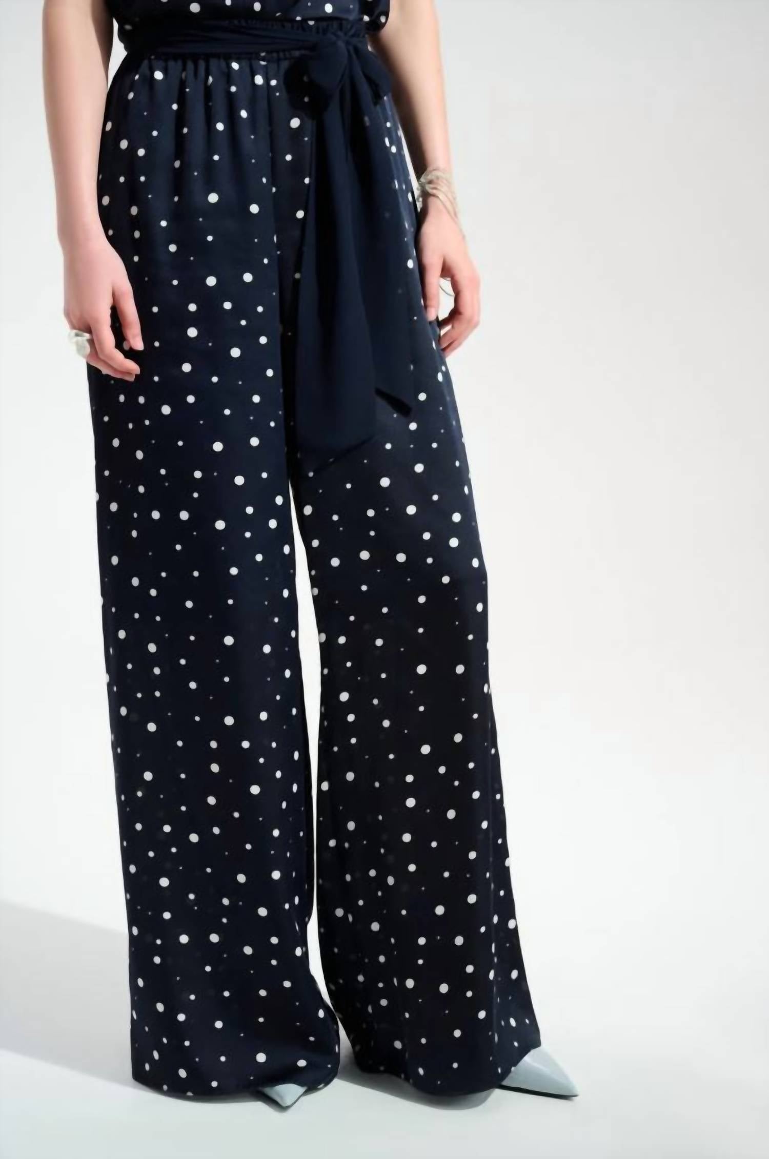 Joseph Ribkoff - Wide Leg Abstract Trousers