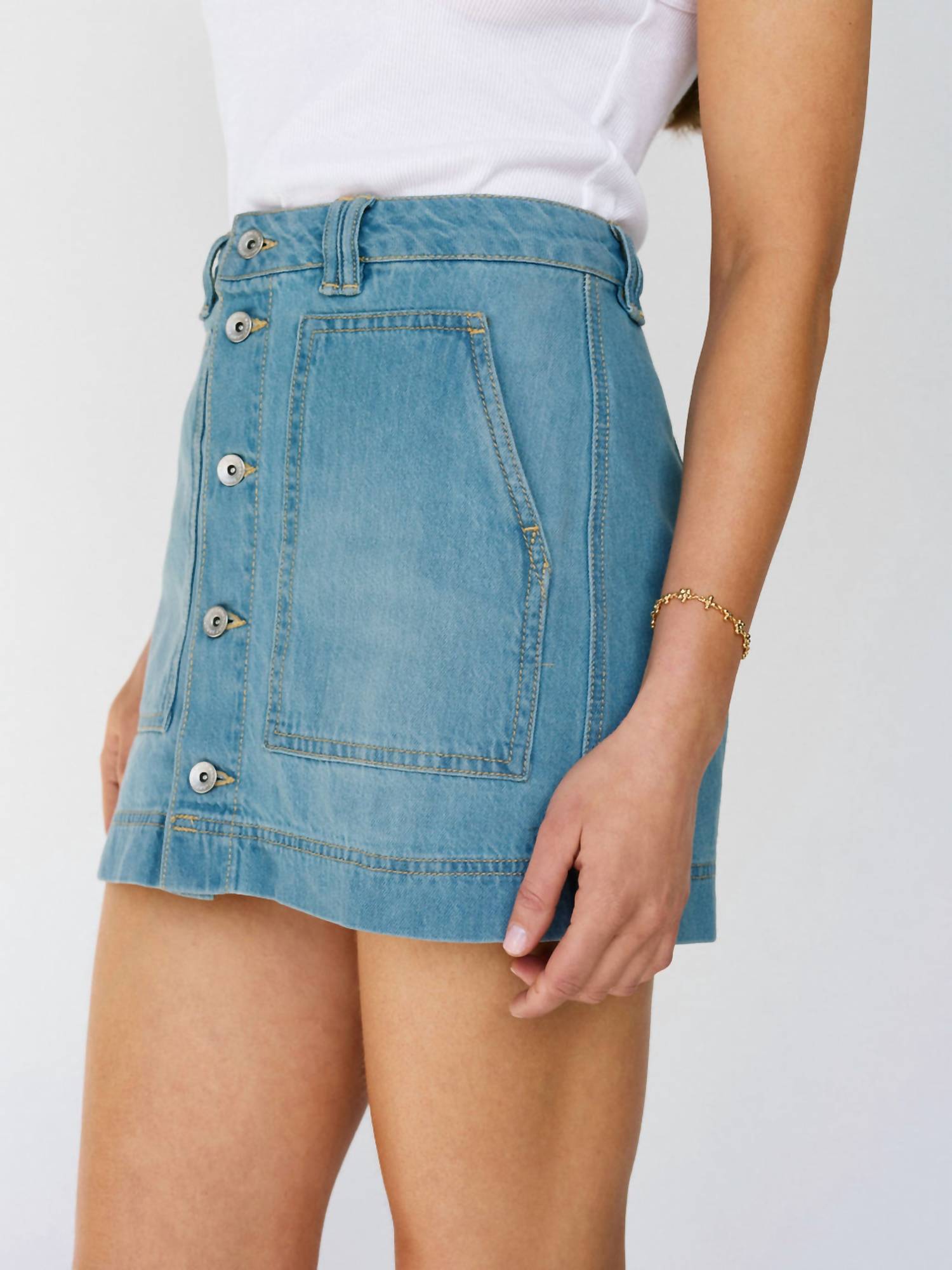 Sanctuary - All Buttoned Up Skirt