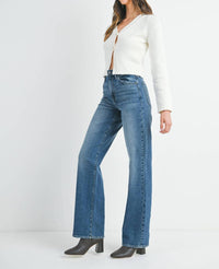 Just Black Denim - Longer Length Straight Jeans
