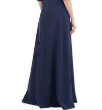 Kay Unger - Women's Walk Through Front Cutout Crepe Jumpsuit