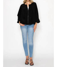 Joh Jaylan Zip Up Jacket in black - women's jacket