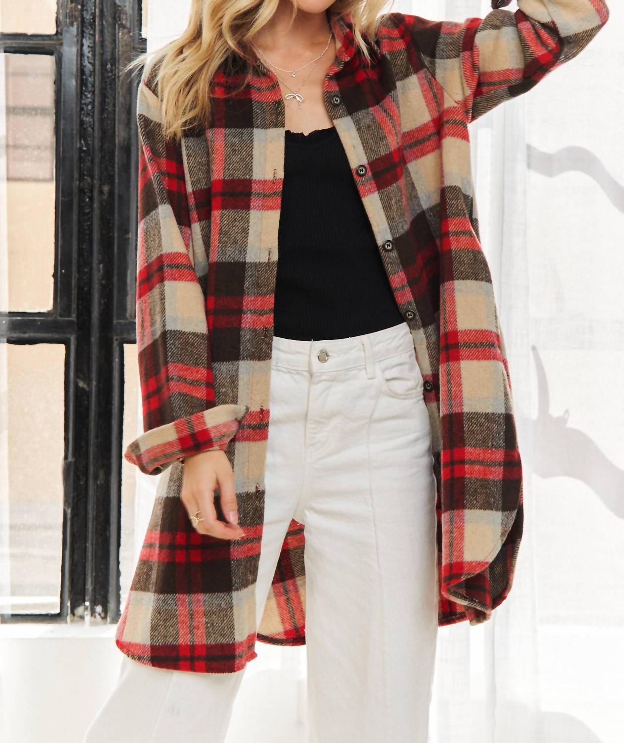 Adora - Classic Flannel Shacket