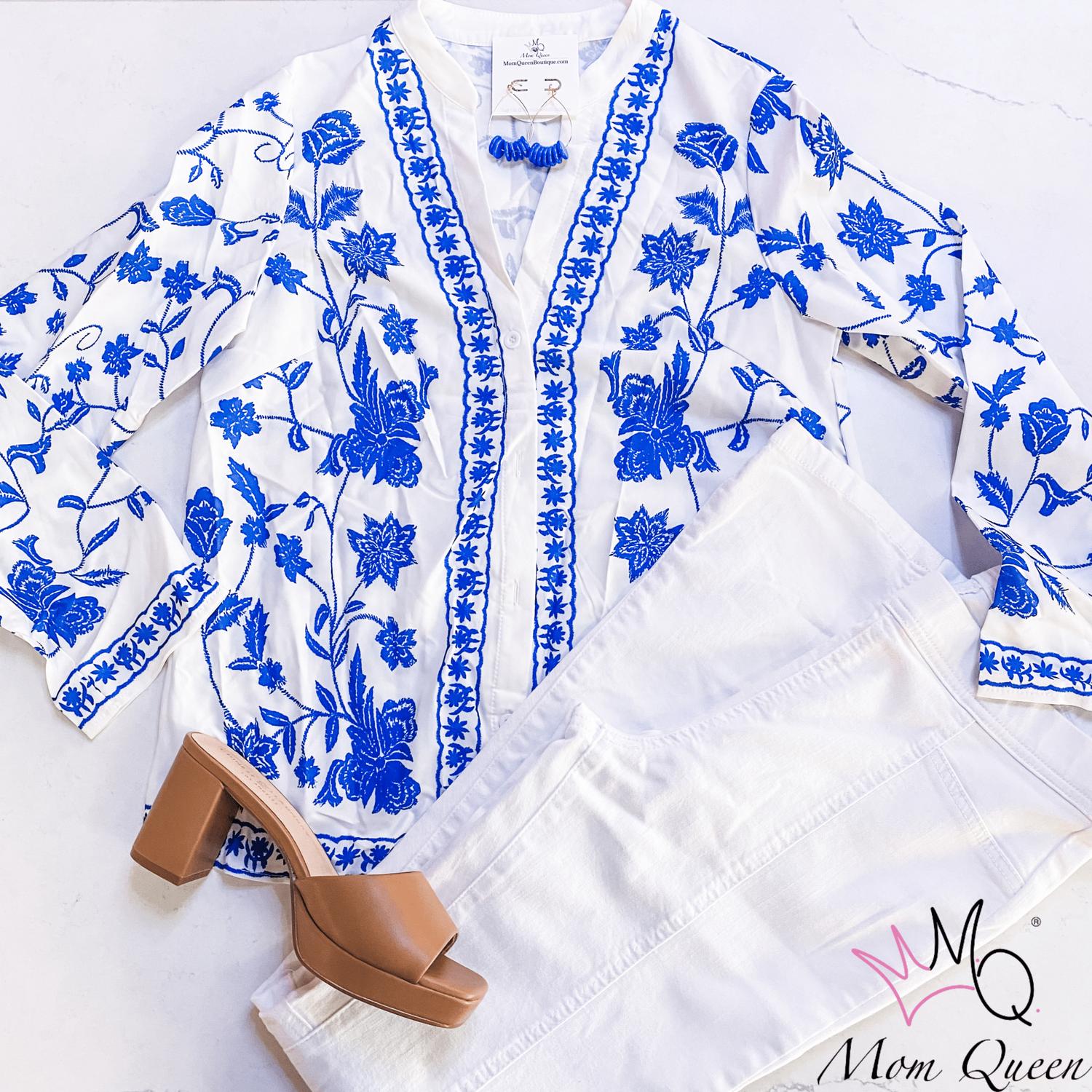 Elings - Gwen Floral Print Blouse