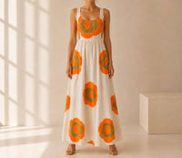 Mystery Resort - Soleil Open-back Maxi Dress