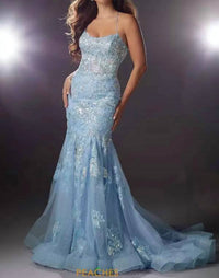 Morilee - Scoop Neckline Gown