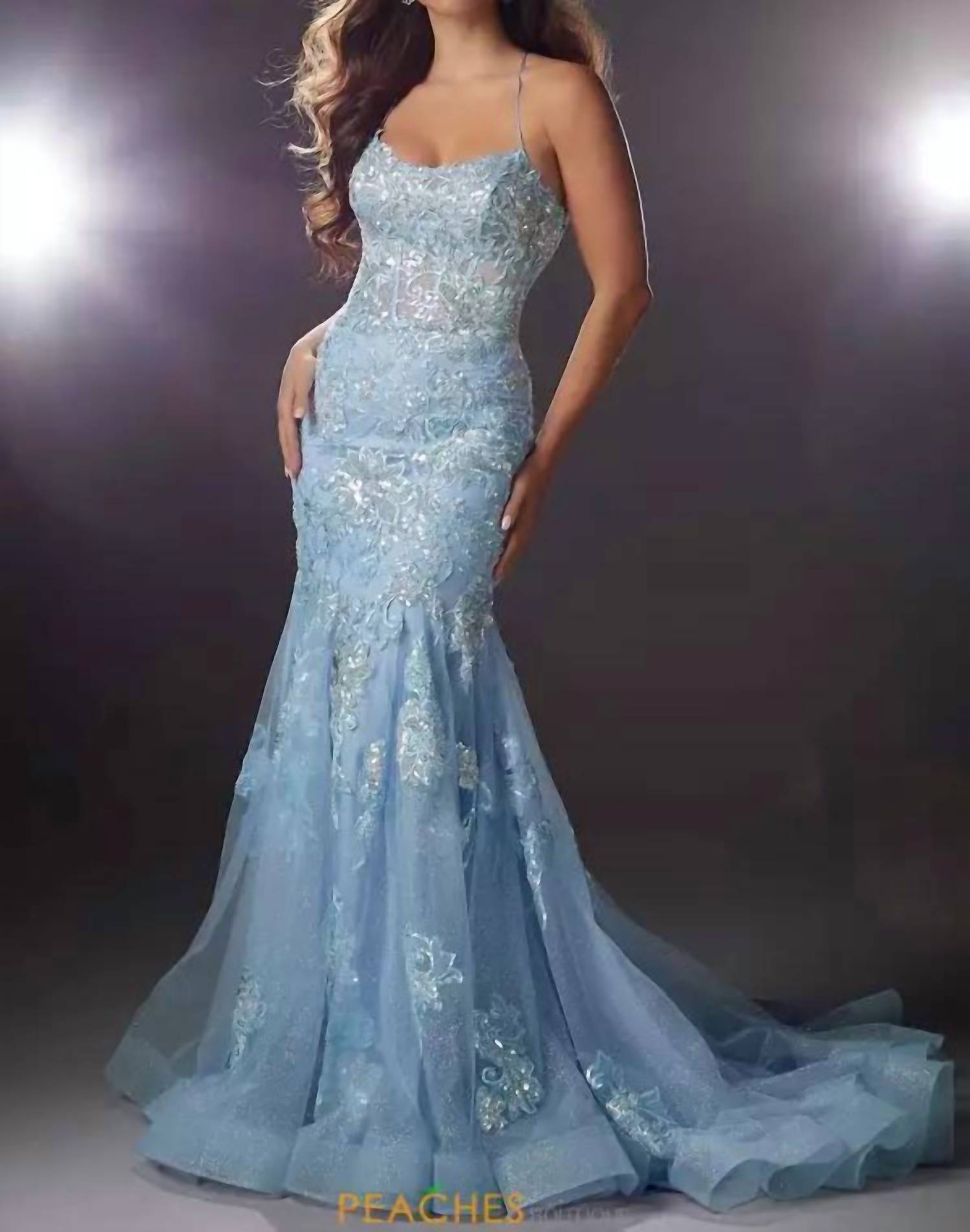Morilee - Scoop Neckline Gown