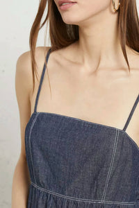 The Korner - Charleston Denim Midi Dress