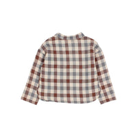 Búho Rafael Check Shirt in multi - kids' shirt - alternate view