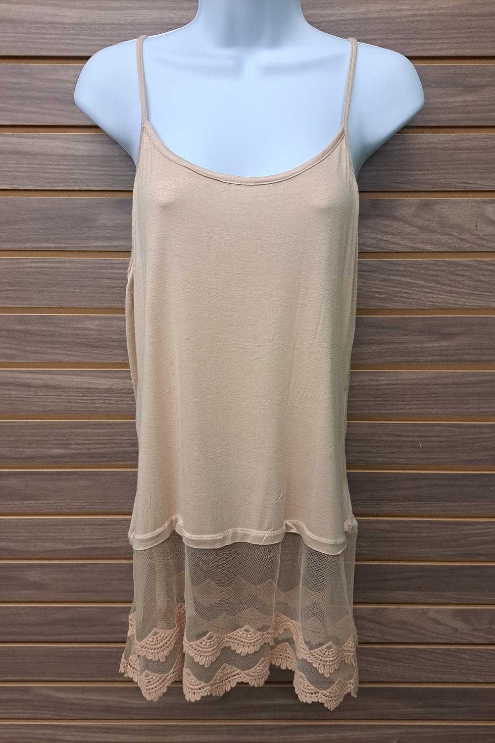 Bijorca - Women's Lace Bottom Tank