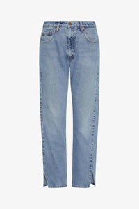 Aligrace - Allysa Tilted Split Jeans