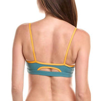 SPIRITUAL GANGSTER Horizon Bra in cabana blue - women's intimate - detail view