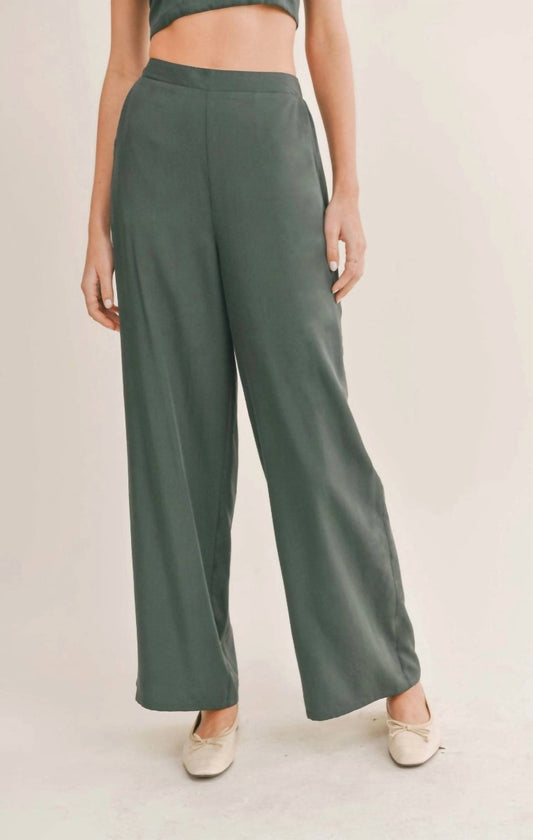 Sadie & Sage - Wide Leg Tencel Pants