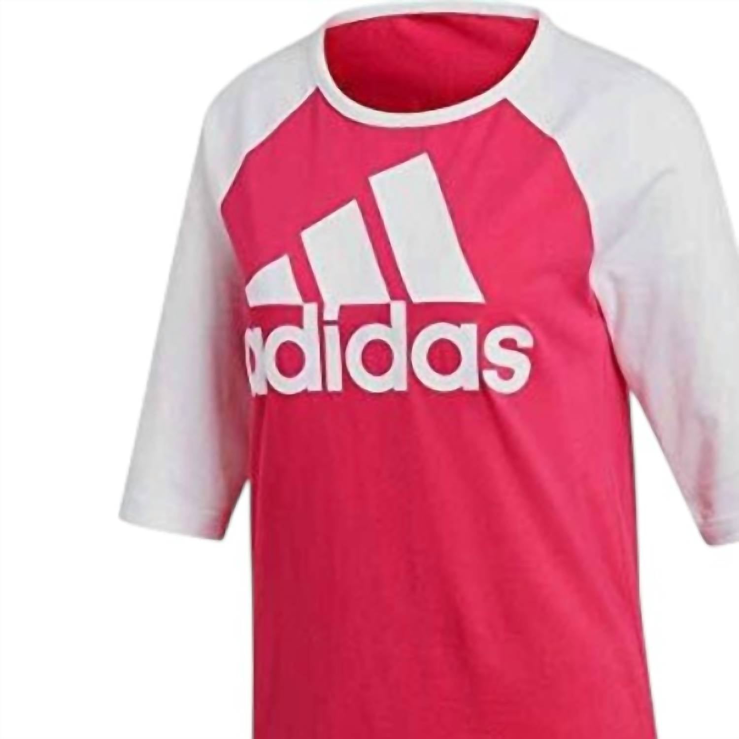 Adidas - Women's Athletic Baseball T-shirt