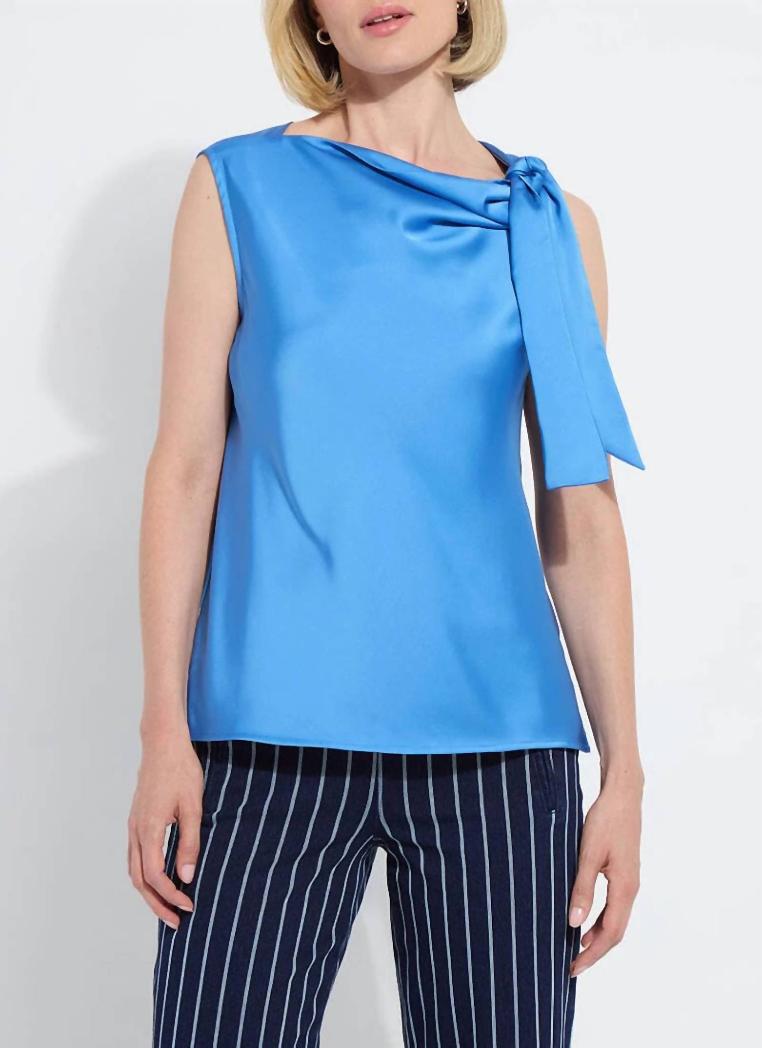 Lysse - Zulena Bow Tie Neck Top
