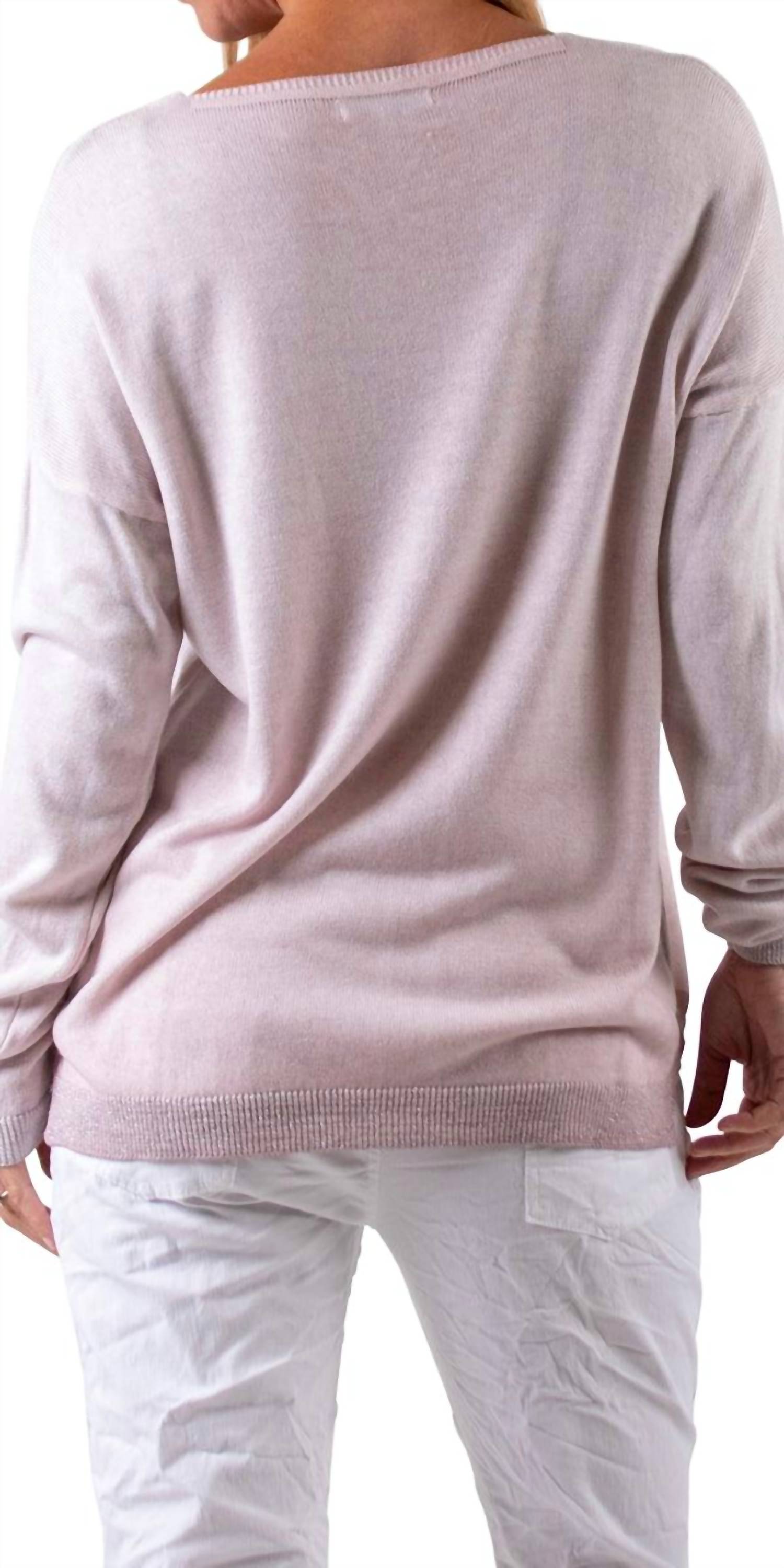 Gigi Moda - La Neve Knit V-neck Sweater