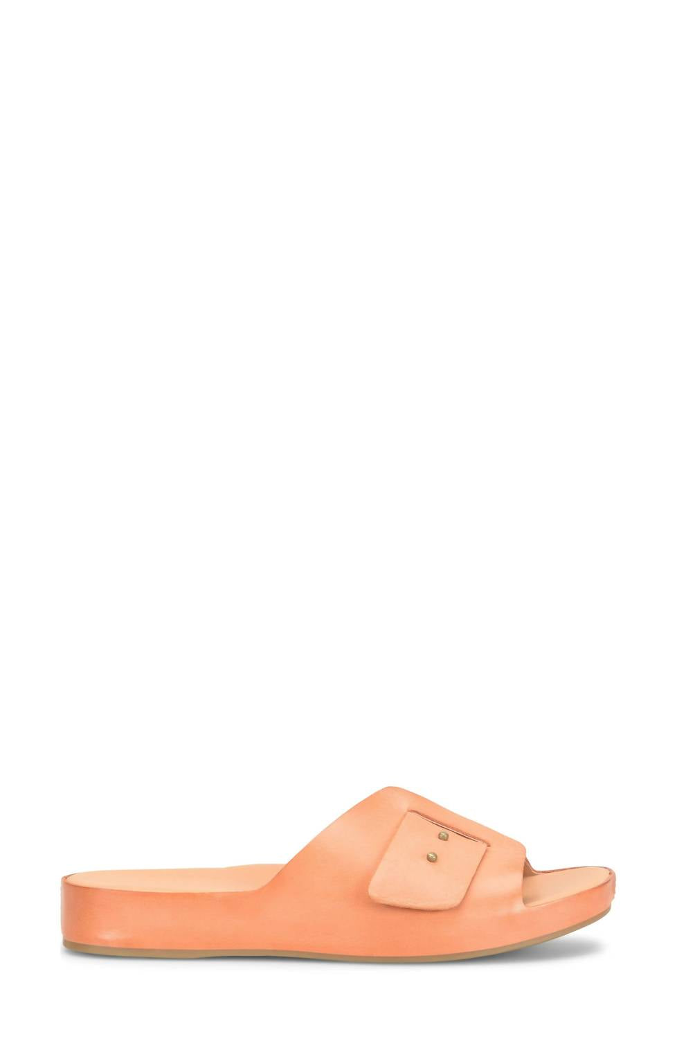 KORK-EASE Women's Mesa Slide Sandal in orange 1 - women's sandal - detail view