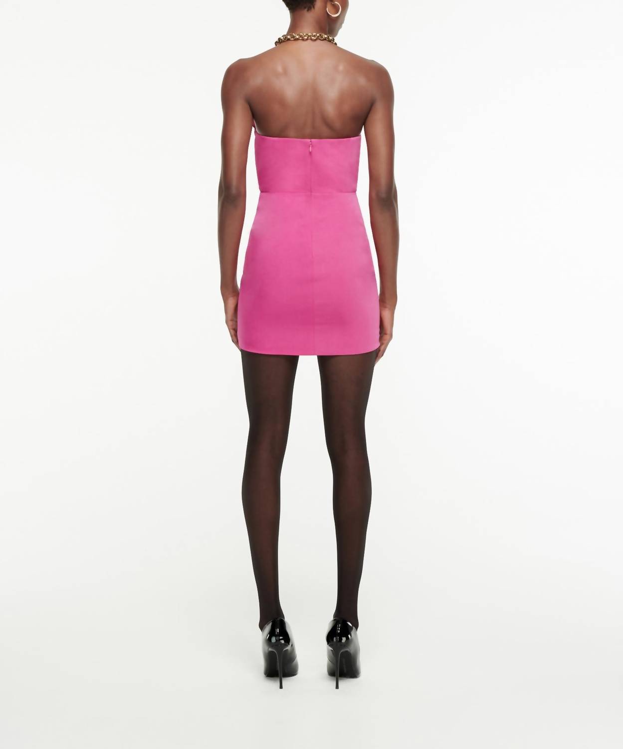 Roland Mouret - Silk Wool Asymmetric Mini Dress