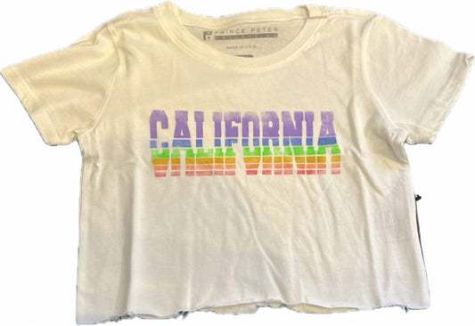 Prince Peter - Kid's California Gradient Crop Tee