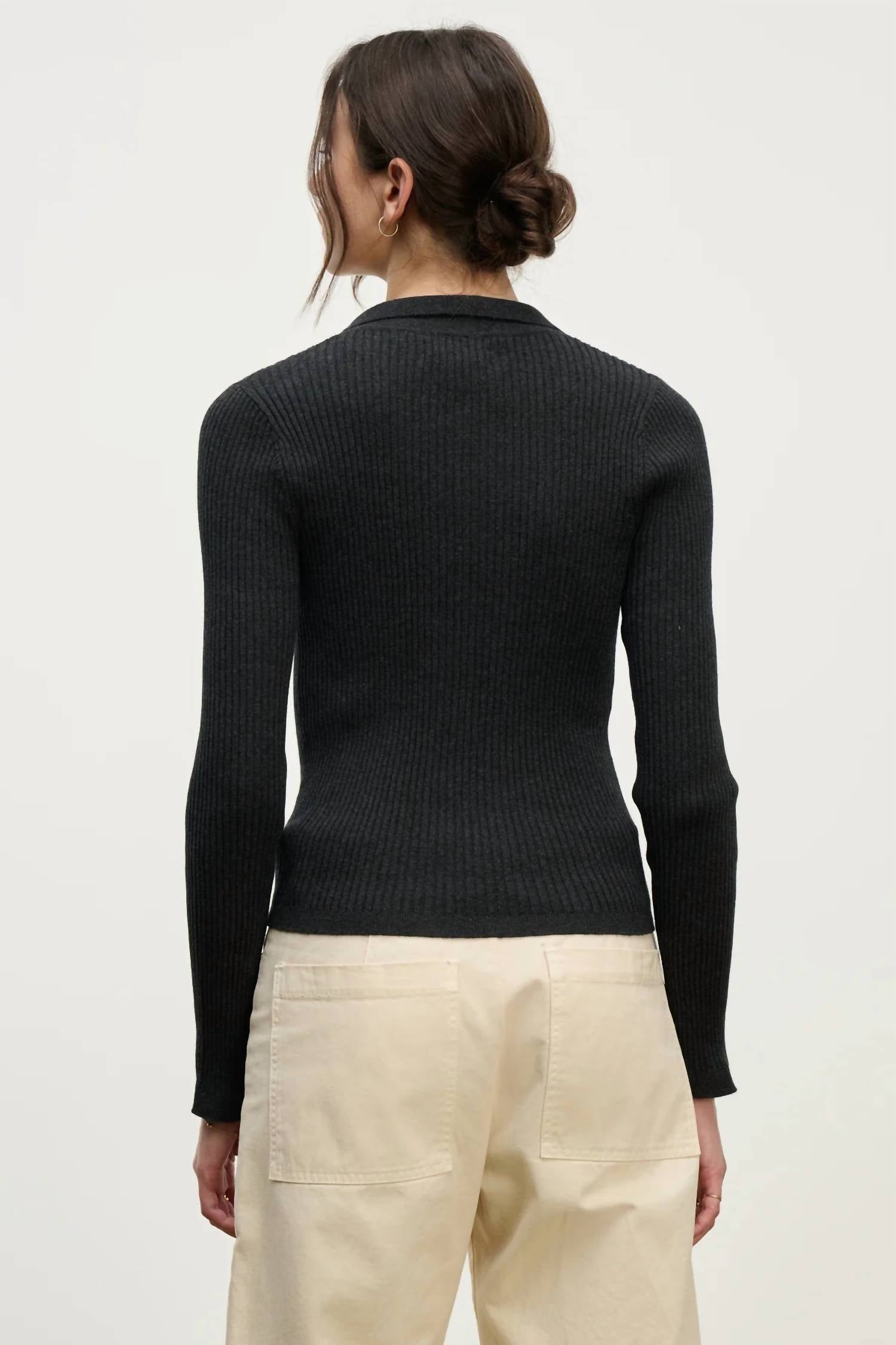 Velvet By Graham & Spencer - Nikki Cotton Cashmere Sweater Top