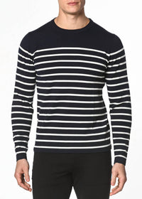 Postmarc - Long Sleeve Stripe Knit Sweater