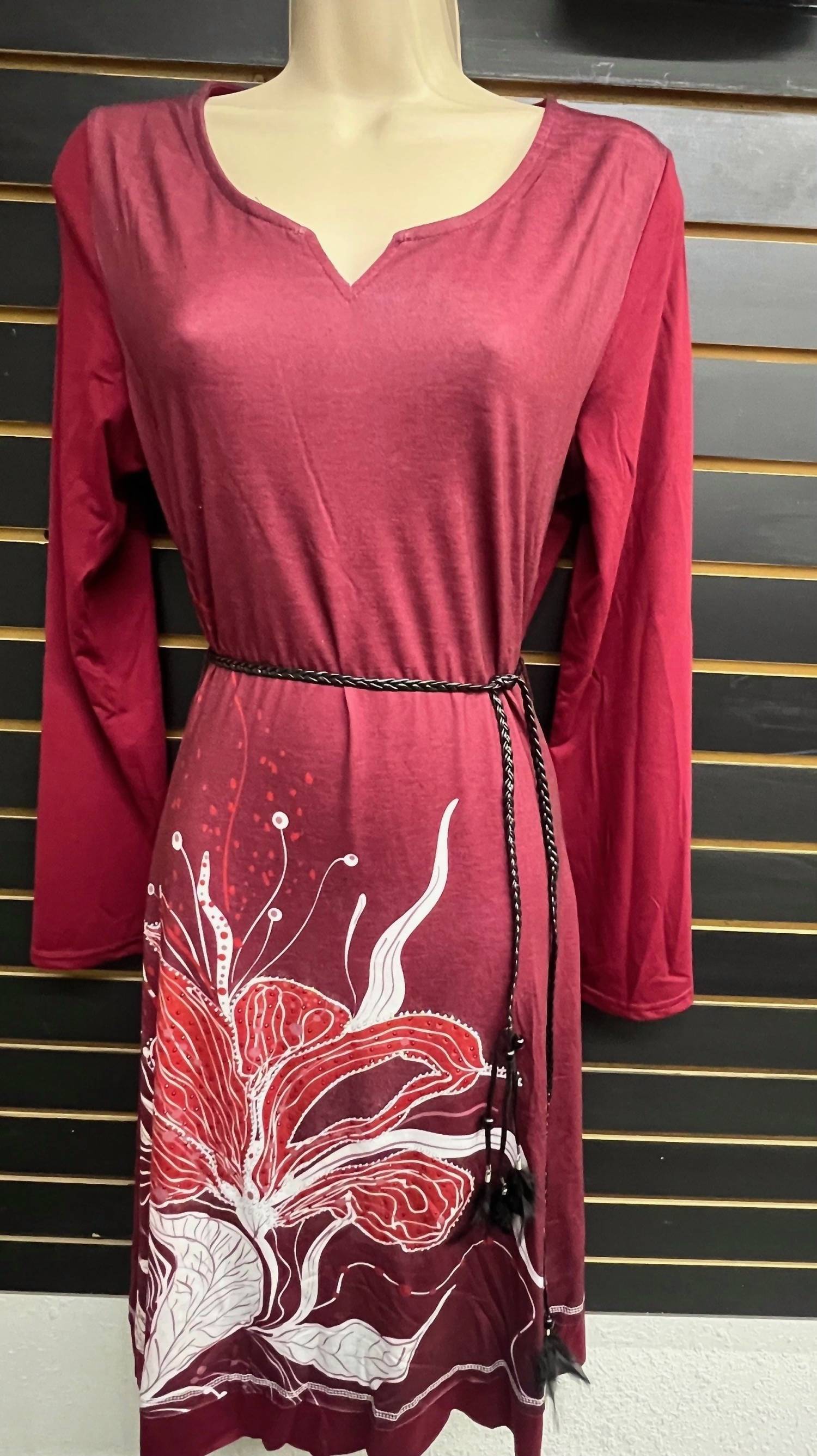 Michael K - Women's Belted Beauty Jersey Dress
