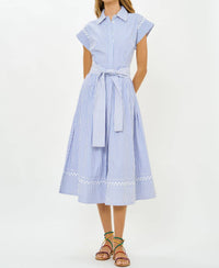 Oliphant - Belted Shirt Dress