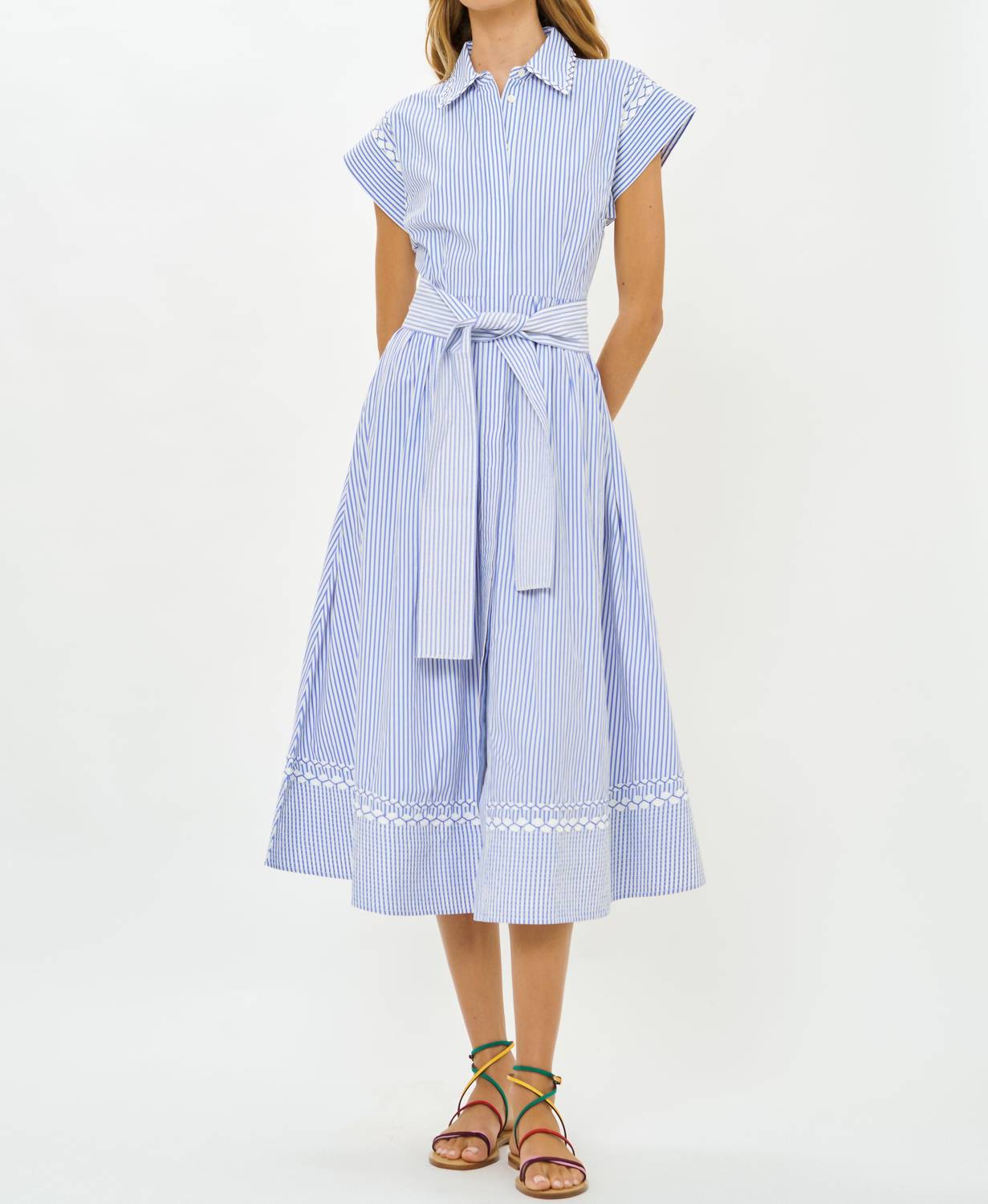 Oliphant - Belted Shirt Dress