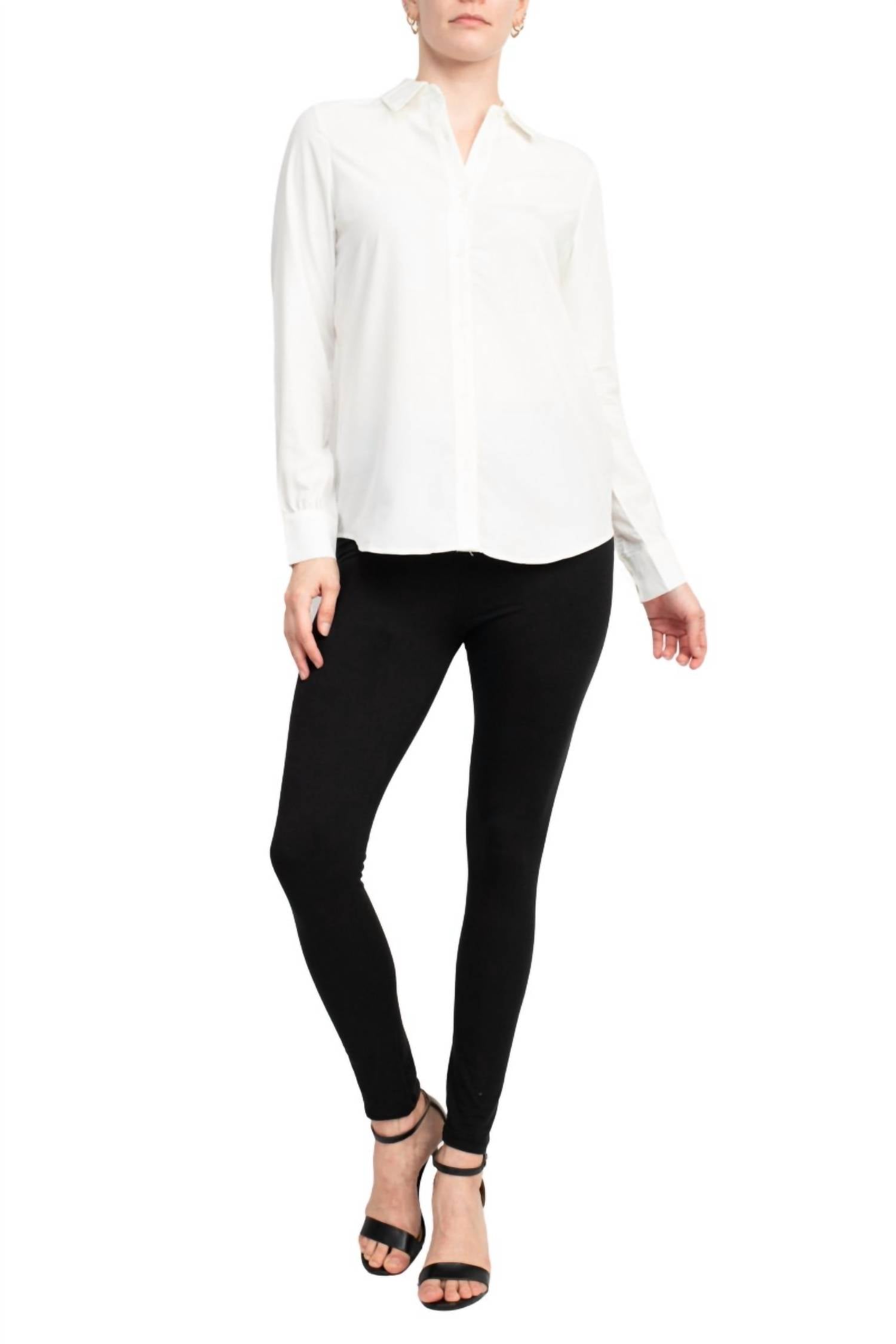 Philosophy - Long Sleeve Collared Woven Shirt