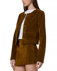 Joe'S Jeans - Flocked Faux Suede Jacket