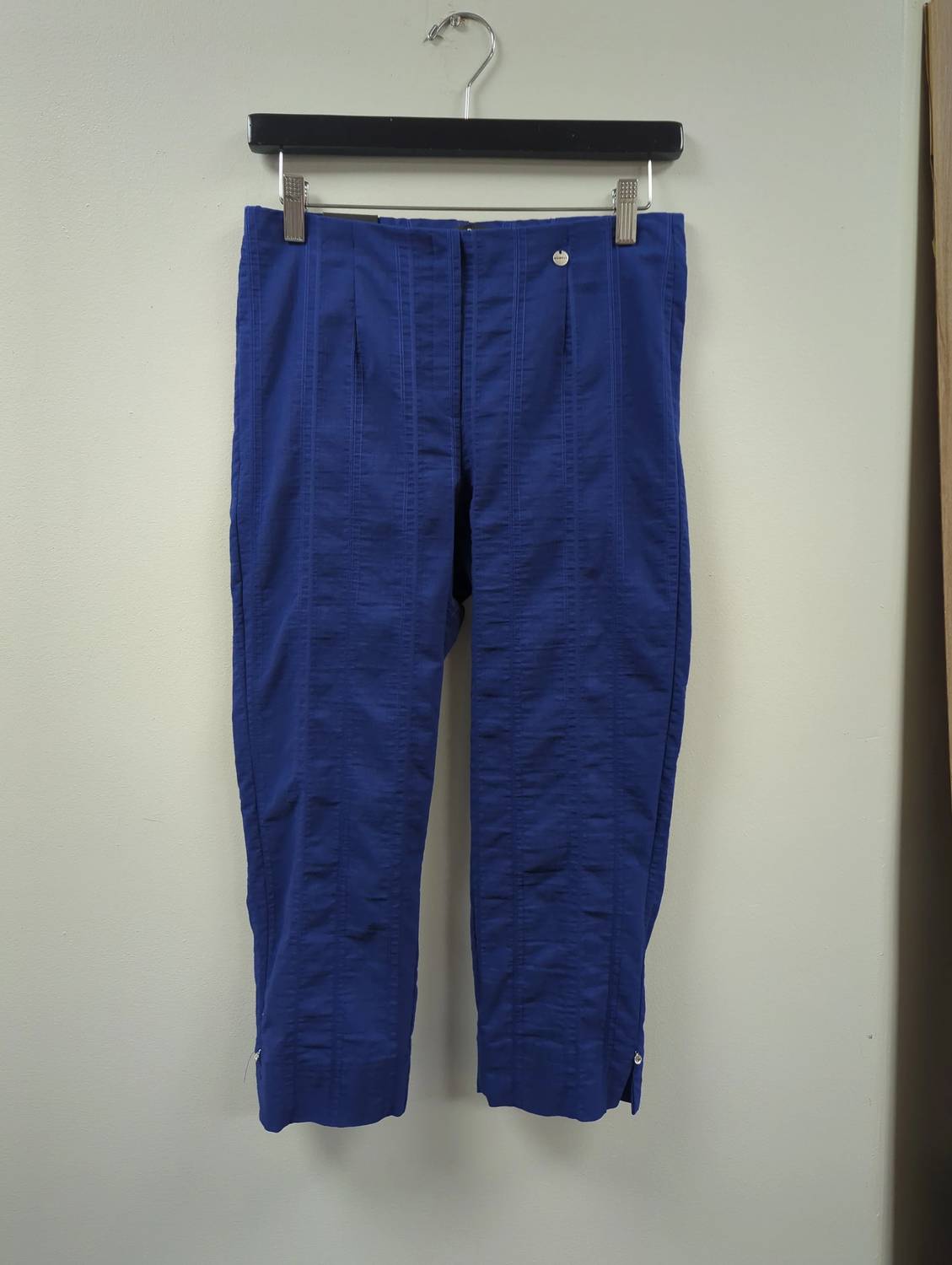 Robell - Women's Marie Crop Seersucker Capri Trousers