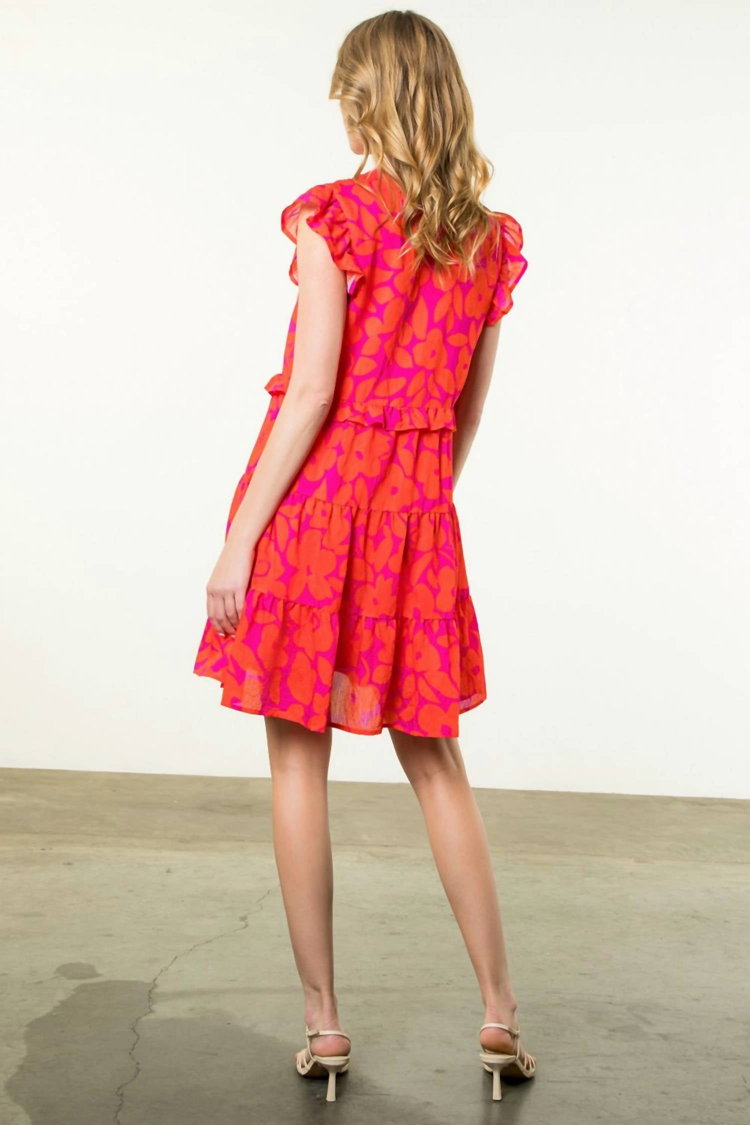 Thml - Flower Print Tiered Dress